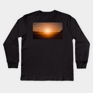 Jordan Wadi Rum Sunset Kids Long Sleeve T-Shirt